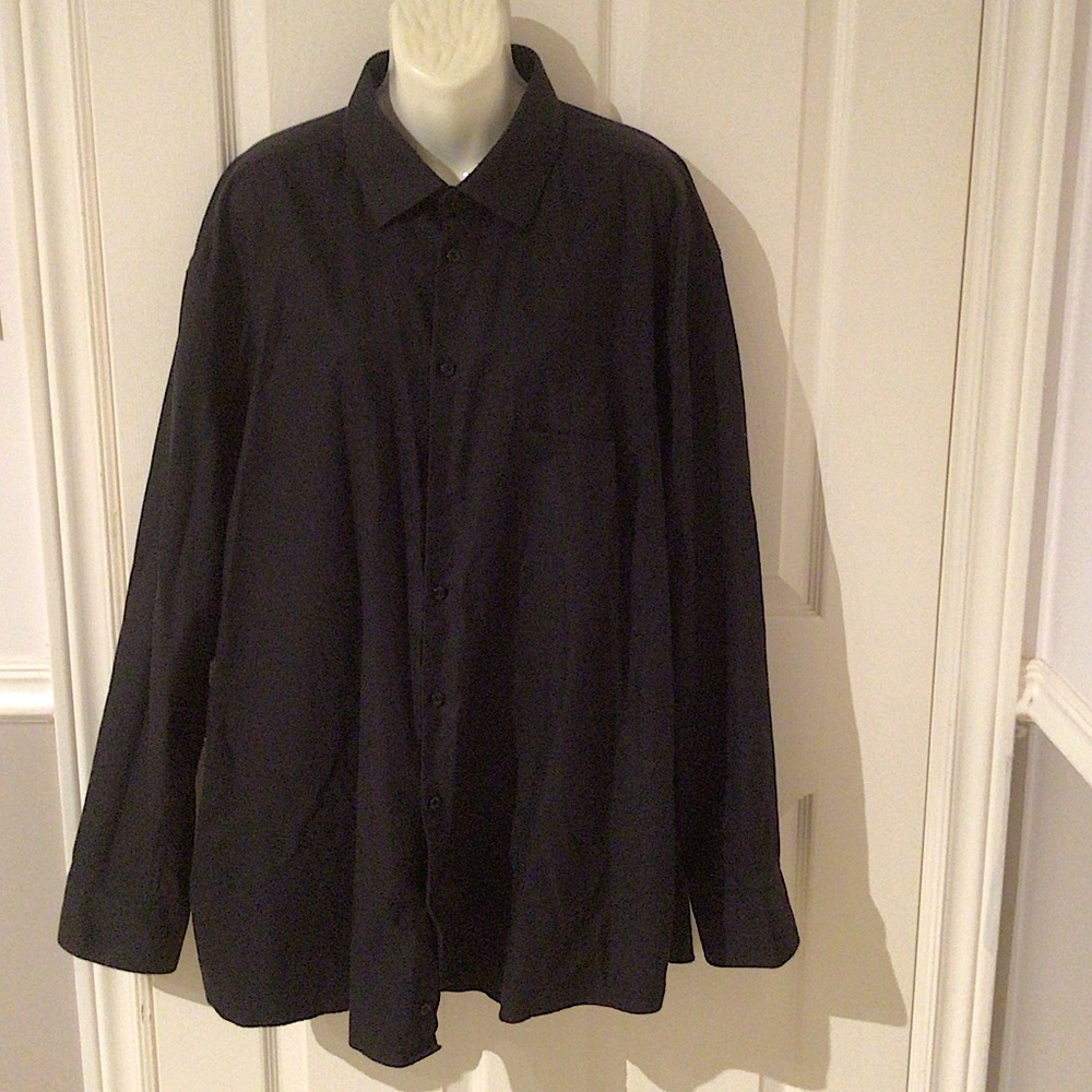 Hörst men’s black collared  long sleeve button down shirt